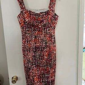JAX Satin Print Dress